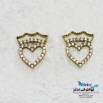 گوشواره طلا - طرح قلب