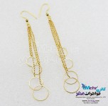 گوشواره طلا - طرح دایره