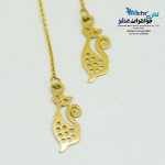 گوشواره طلا - طرح گربه‌ی اشرافی