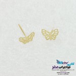 گوشواره طلا - طرح پروانه