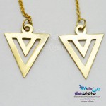 گوشواره طلا - طرح هندسی