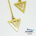 گوشواره طلا - طرح هندسی