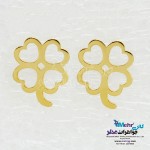 گوشواره طلا - طرح شبدر چهار برگ