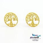 گوشواره طلا - طرح درخت