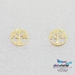 گوشواره طلا - طرح درخت