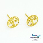 گوشواره طلا - طرح درخت