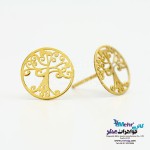 گوشواره طلا - طرح درخت