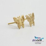 گوشواره طلا - طرح پروانه