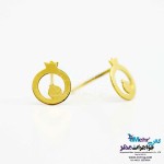 گوشواره طلا - طرح انار