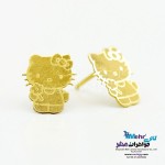 گوشواره طلا - طرح کیتی