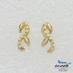 سرویس طلا - گردنبند و گوشواره و دستبند - طرح تراش