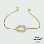 دستبند طلا - طرح هندسی