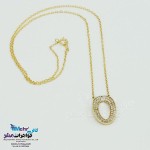 گردنبند طلا - طرح هندسی