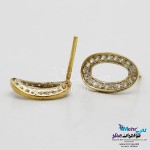 سرویس طلا - گردنبند و گوشواره و دستبند - طرح هندسی