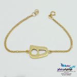 دستبند طلا - طرح ه نیمانی