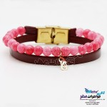 دستبند طلا و سنگ - طرح بی‌نهایت