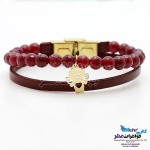 دستبند طلا و سنگ - طرح فرشته