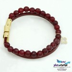 دستبند طلا و سنگ - طرح ونکلیف