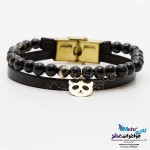 دستبند طلا و سنگ - طرح خرس پاندا