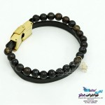 دستبند طلا و سنگ - طرح پروانه