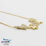 گردنبند طلا - طرح پروانه