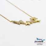 گردنبند طلا - طرح پروانه