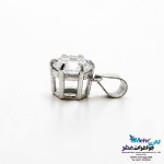 آویز طلا - طرح تک سنگ