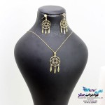 نیم ست طلا - آویز و گوشواره - طرح دریم کچر