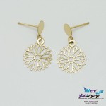 گوشواره طلا - طرح گل
