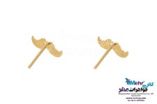 گوشواره طلا - طرح سبیل