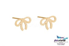 گوشواره طلا - طرح پاپیون