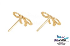 گوشواره طلا - طرح پاپیون