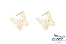 گوشواره طلا - طرح پروانه