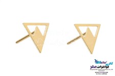 گوشواره طلا - طرح مثلث