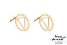 گوشواره طلا - طرح هندسی