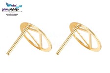 گوشواره طلا - طرح هندسی