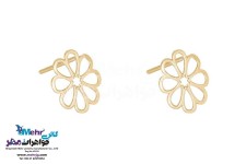 گوشواره طلا - طرح گل