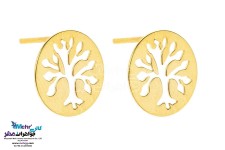 گوشواره طلا - طرح درخت
