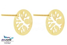 گوشواره طلا - طرح درخت