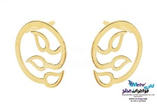 گوشواره طلا - طرح برگ