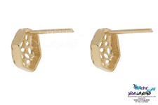 گوشواره طلا - طرح گل
