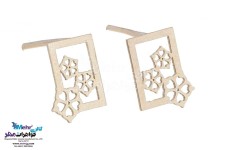 نیم ست طلا - آویز و گوشواره - طرح گل