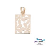 نیم ست طلا - آویز و گوشواره - طرح گل‌های بهاری