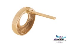 نیم ست طلا - آویز و گوشواره - طرح هندسی