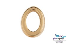 نیم ست طلا - آویز و گوشواره - طرح هندسی
