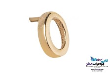 نیم ست طلا - آویز و گوشواره - طرح هندسی