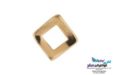 نیم ست طلا - آویز و گوشواره - طرح هندسی