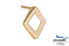 نیم ست طلا - آویز و گوشواره - طرح هندسی