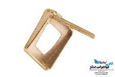 نیم ست طلا - آویز و گوشواره - طرح هندسی
