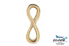 نیم ست طلا - آویز و گوشواره - طرح بی‌نهایت